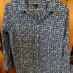Cotton Talbots button up blouse